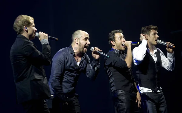 Amerikaanse Popgroep Backstreet Boys Uit Voeren Het Concert Van Shanghai — Stockfoto