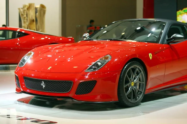Ferrari 599 Gto Displayed 11Th Beijing International Automotive Exhibition Known — Stock Photo, Image