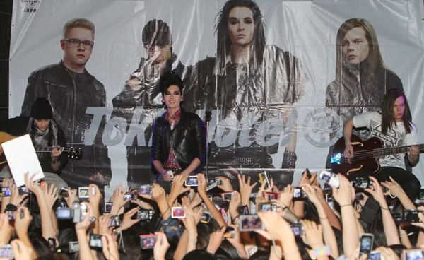 Groupe Rock Allemand Tokio Hotel Produit Lors Mini Concert Taipei — Photo