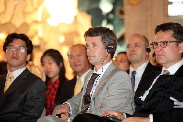 Zijne Koninklijke Hoogheid Kroonprins Frederik Van Denemarken Centrum Bezoekt Noordse — Stockfoto