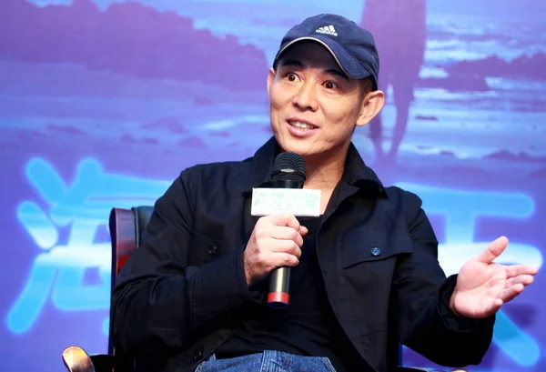 Çin Kung Aktör Jet Filmi Okyanus Cennette Dalian Şehir Kuzeydoğu — Stok fotoğraf