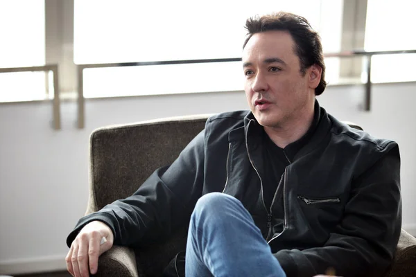 Actor John Cusack Seen Press Conference His New Movie Shanghai — Stock Photo, Image