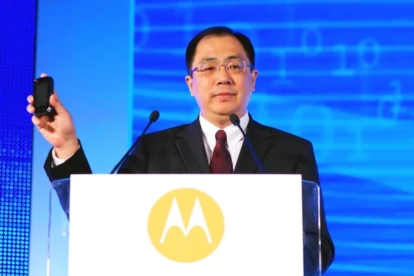Frank Meng Vice För Motorola Inc Och För Greater China — Stockfoto