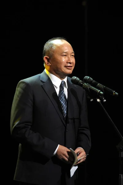 Director Cine Hollywood John Woo Habla Ceremonia Apertura Del 13º — Foto de Stock