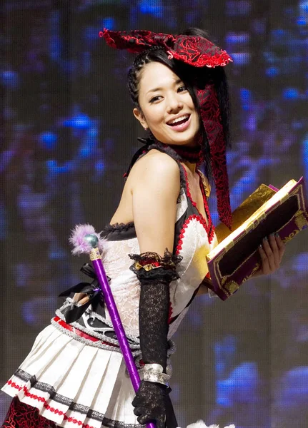 Estrela Japonesa Aoi Sola Visto Durante Uma Conferência Imprensa Para — Fotografia de Stock