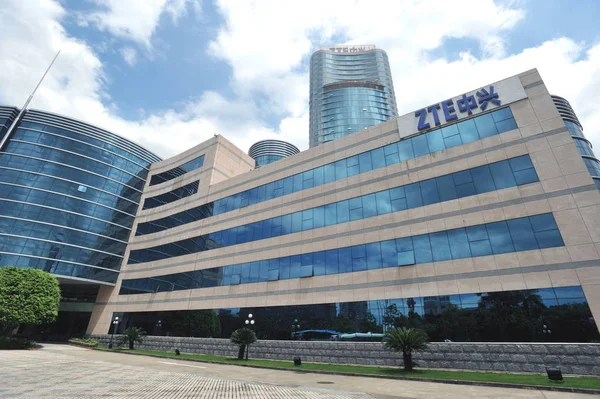 Widok Siedziby Zte Corp Shenzhen Południowo Wschodniej Chinas Prowincji Guangdong — Zdjęcie stockowe