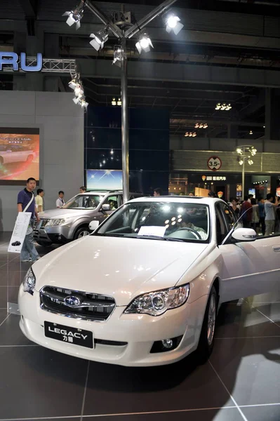 Legado Subaru Está Exhibición Durante Una Exposición Automóviles Chongqing China — Foto de Stock