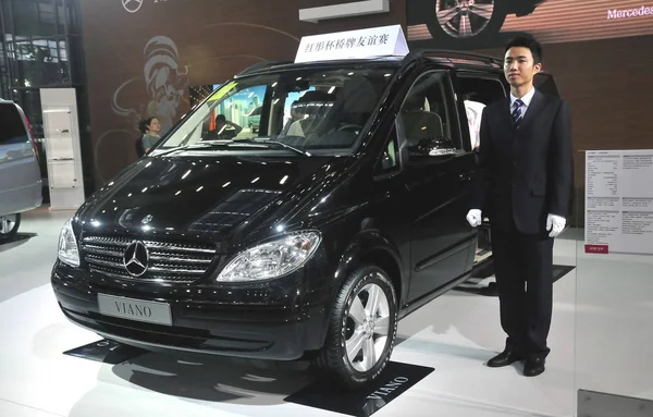 Viano Mercedes Benz Visto Mostra Durante Salone Automobilistico Shenzhen Nel — Foto Stock