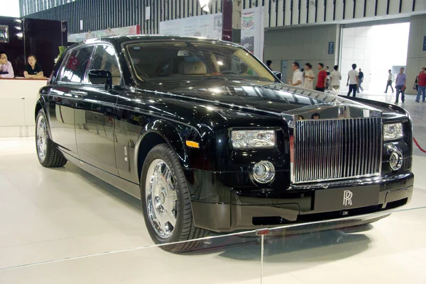 Лимузин Rolls Royce Phantom Представлен Автосалоне Нанкине Провинция Цзянсу Мая — стоковое фото