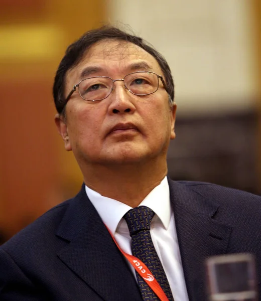 Liu Chuanzhi Zakladatel Společnosti Lenovo President Legend Holdings Ltd Non — Stock fotografie