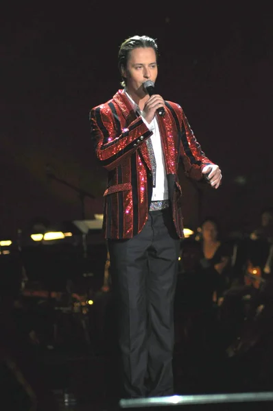 Bir Yardım Konseri Sırasında Şanghay Çin Eylül 2010 Rus Şarkıcı — Stok fotoğraf
