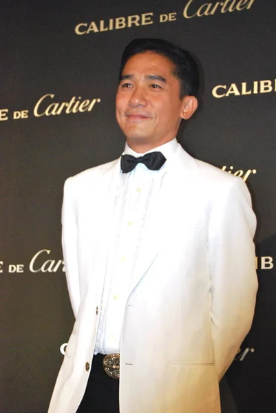 Hong Kong Schauspieler Tony Leung Leung Chiu Wai Posiert Auf — Stockfoto