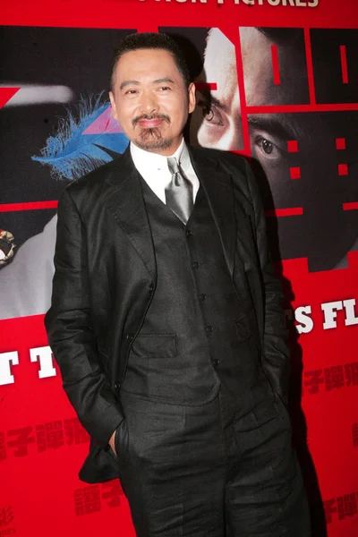 2010年11月29日 在中国香港举行的电影 让子弹飞 的新闻发布会上 看到了香港演员周润发 — 图库照片