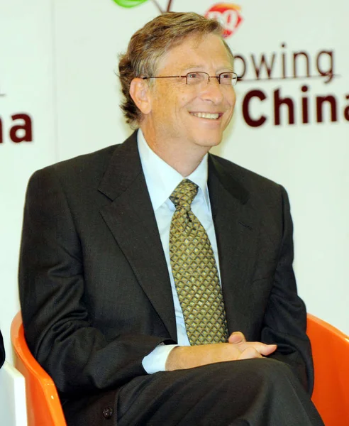 Microsoft Founder Bill Gates Seen Opening Ceremony Dairy Queen Ice — Stock Photo, Image