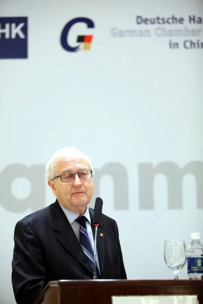 Ministro Economía Alemán Rainer Bruederle Habla Desayuno Cámara Comercio Alemana — Foto de Stock