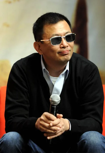 Director Cine Hong Kong Wong Kar Wai Visto Evento Promocional — Foto de Stock