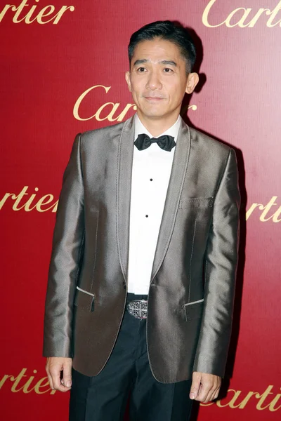 Actor Hong Kong Tony Leung Posa Ceremonia Apertura Del Buque — Foto de Stock
