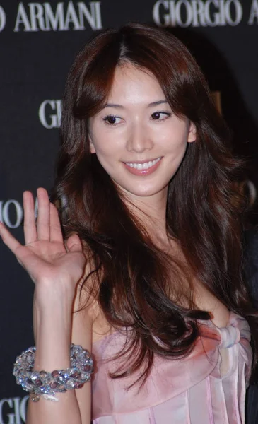 Tajwańska Aktorka Model Lin Chi Ling Pozach Podczas Ceremonii Otwarcia — Zdjęcie stockowe