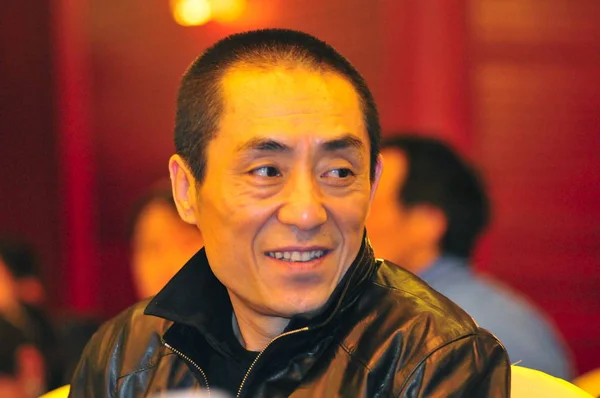 Čínský Režisér Zhang Yimou Vidět Skupinové Diskusi Jako Delegát Ppkčl — Stock fotografie