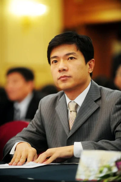 File Robin Yanhong Prezes Dyrektor Generalny Baidu Inc Jest Postrzegana — Zdjęcie stockowe