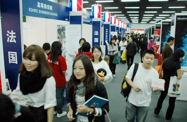 Время Выставки China Education Expo 2010 Пекине Китай Октября 2010 — стоковое фото