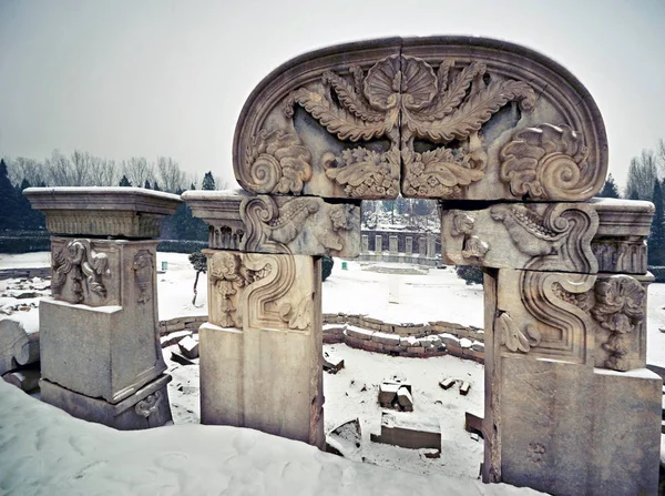 Blick Auf Die Ruinen Des Alten Sommerpalastes Bekannt Als Winterpalast — Stockfoto