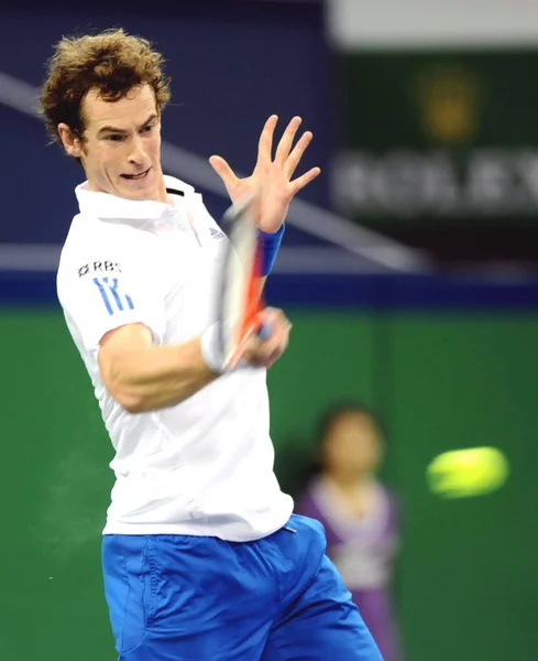 Andy Murray Del Reino Unido Compite Contra Jeremy Chardy Francia — Foto de Stock