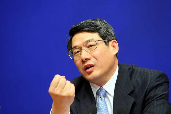 Liu Tienan Vice Ordförande Den Nationella Utvecklingsplanen Och Reformkommission Talar — Stockfoto