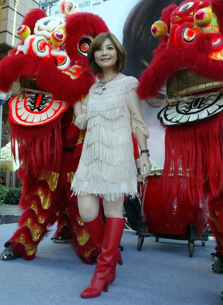 말레이시아가 중국에서 그녀의 앨범에 이벤트 2009 — 스톡 사진