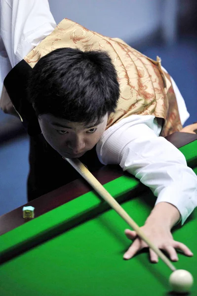 Porcelana Ding Junhui Konkuruje Zespole Snookera Męskie Final Igrzyskach Azjatyckich — Zdjęcie stockowe
