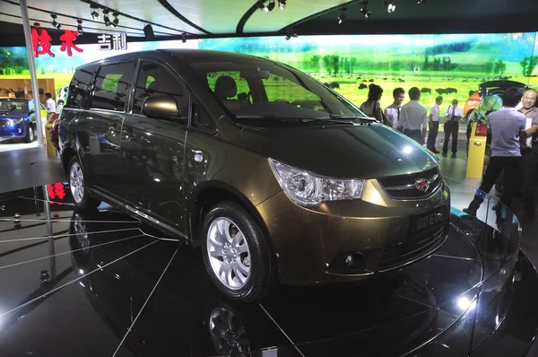 Geely Bil Ses Displayen Auto Show Shenzhen Södra Chinas Guangdong — Stockfoto