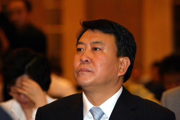 2008年10月17日 北京汽车工业股份有限公司 董事长徐熙一在北京召开的一次会议上说 — 图库照片