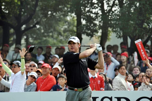 Golfista Sul Africano Ernie Els Desiste Durante Rodada Final Torneio — Fotografia de Stock