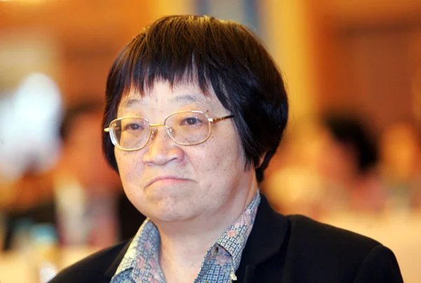 Plik Xie Qihua Była Przewodnicząca Grupy Baosteel Bierze Udział Forum — Zdjęcie stockowe