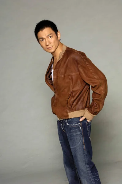 Studio Portrait Shot Hong Kong Singer Actor Andy Lau — Stock Photo, Image