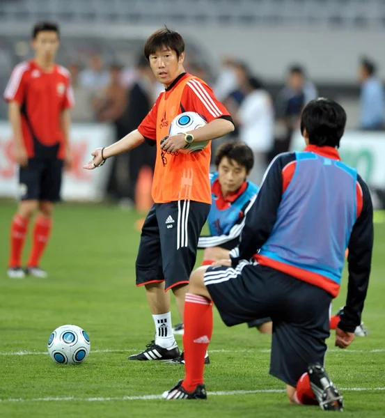 Gao Hongbo Střední Hlavní Trenér Čínské Národní Fotbalové Reprezentace Obsahuje — Stock fotografie