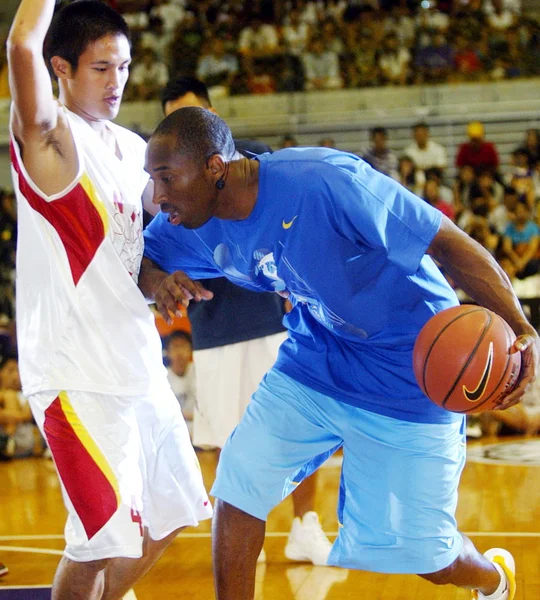 Nba Basketballer Kobe Bryant Van Los Angeles Lakers Concurreert Met — Stockfoto
