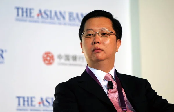 Andrew Ong Western Union Regionální Viceprezident Severní Asie Vidět Asijské — Stock fotografie