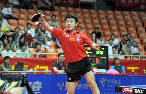 Chinas Wang Hao Competes Jiang Tianyi Hong Kong Unseen Mens — Stock Photo, Image