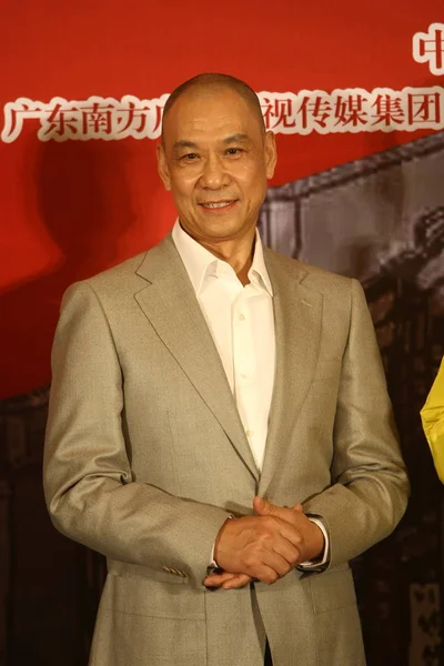 Çinli Aktör Wang Xueqi Yeni Filmi Korumaları Suikastçıların Şanghay Çin — Stok fotoğraf