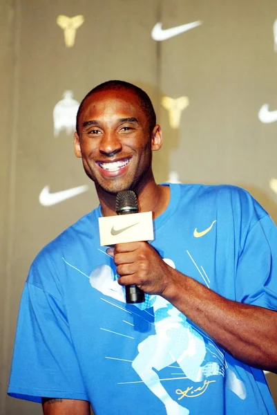 Giocatore Basket Nba Kobe Bryant Dei Los Angeles Lakers Visto — Foto Stock