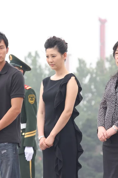 Die Chinesische Schauspielerin Fan Posiert Während Der Offiziellen Eröffnungszeremonie Des — Stockfoto