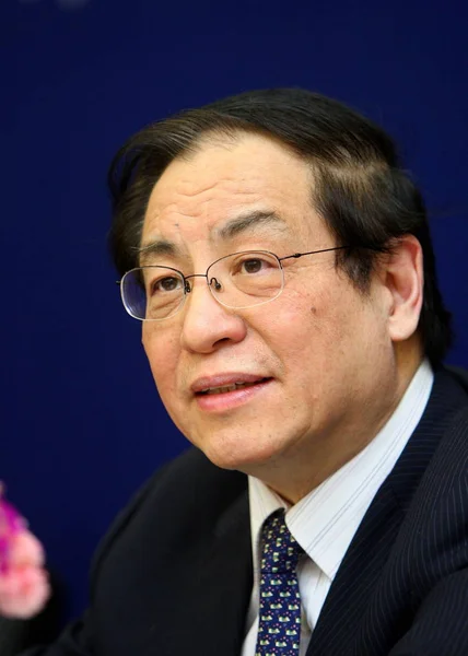 Liu Mingkang Ordförande För Kinas Banktillsyns Kommission Cbrc Ses Konferens — Stockfoto