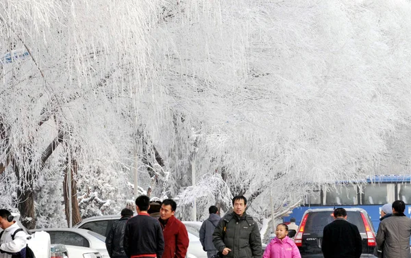 Pudełka Huiyuan Sok Owocowy Postrzegane Sprzedaż Supermarkecie Nantong East Chinas — Zdjęcie stockowe