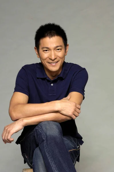 Studio Portrait Shot Hong Kong Singer Actor Andy Lau — Stock Photo, Image