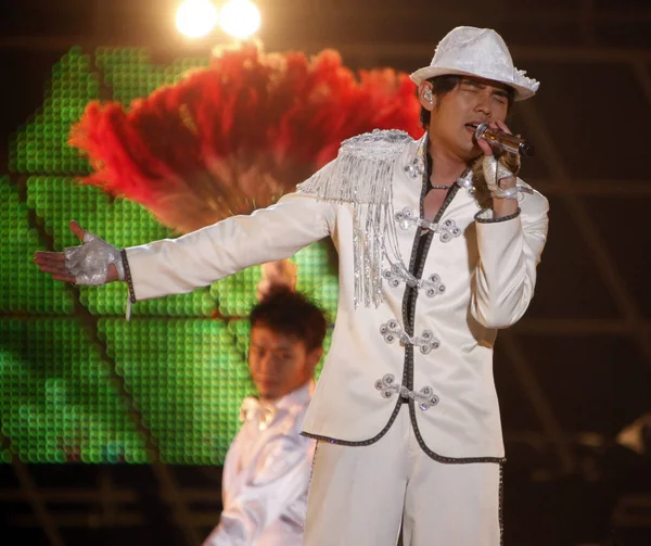 Taiwanese Singer Jay Chou Performs His Solo Concert Luoyang Central — Stock Photo, Image