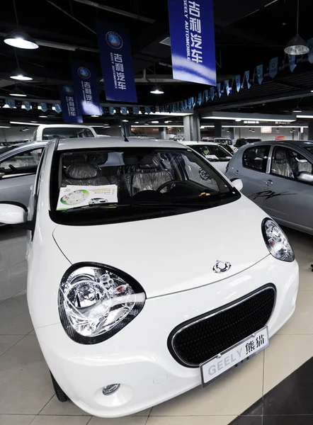 Geely Panda Видно Дисплеї Changchun Автомобільна Культурний Парк Місті Changchun — стокове фото