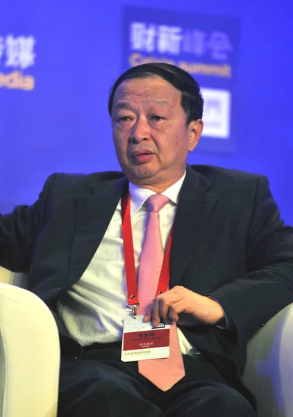 Chang Zhengming För Citic Group Ses Vid Caixin Toppmötet Peking — Stockfoto