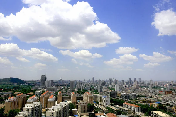 Stadsbilden Jinan City East Chinas Shandong Provinsen Maj 2007 — Stockfoto