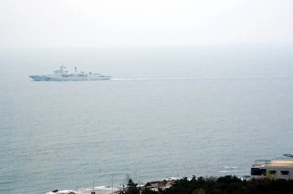 Navys 116 Shijiazhuang Missile Destroyer Transportant Président Chinois Jintao Autres — Photo